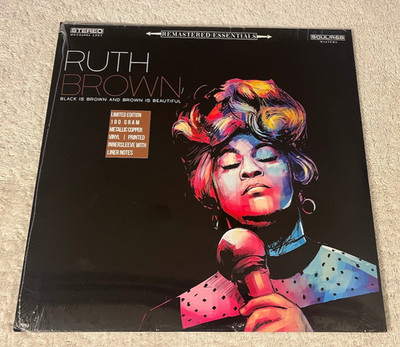 RUTH BROWN: ''Black Is Brown And Brown Is Beautiful'':  NEW 'COPPER' VINYL LP