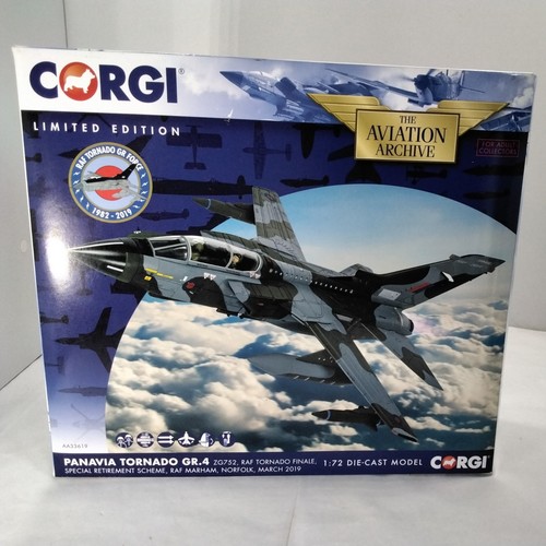 Corgi AA33619 Panavia Tornado GR.4 ZG752 RAF Finale Retirement Scheme See Desc