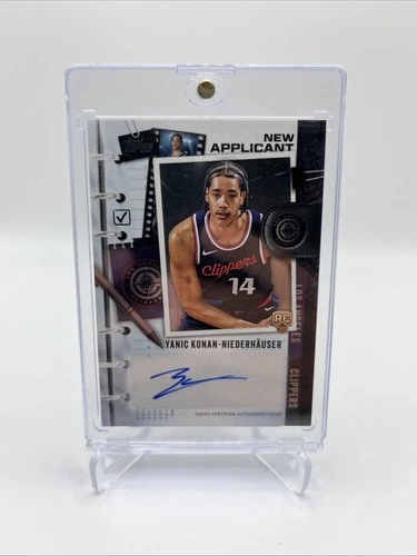 2025-26 Topps New Applicants Autographs Yanic Konan-Niederhauser #NA-YK (AU, RC)