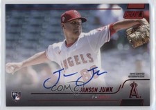 2022 Topps Stadium Club Auto Red Foil 47/50 Janson Junk #SCBA-JJ Auto 5i2