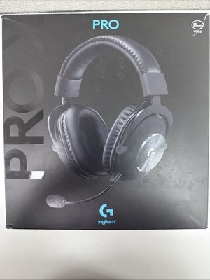 Logitech G PRO X Wired PC Gaming Headset (Model # 981-001260) OPEN BOX