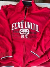Ecko Unltd. Men's 1972 Rhino Logo Full Zip Up Track Jacket Red