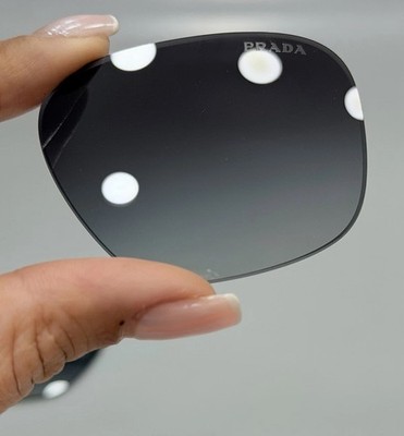 New Prada Replacement Lenses For Sunglasses SPS 06Y Gray Gradient 56mm Authentic