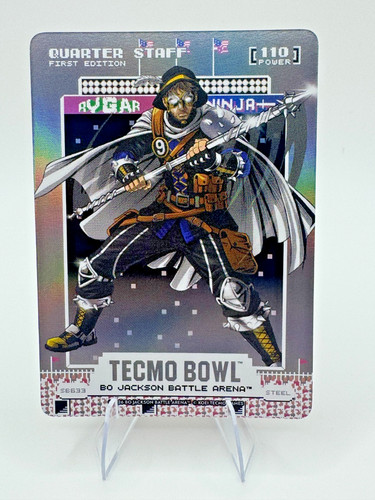 2026 Bo Jackson Battle Arena Tecmo Bowl `QUARTER STAFF` Scoreboard SSP STAFFORD