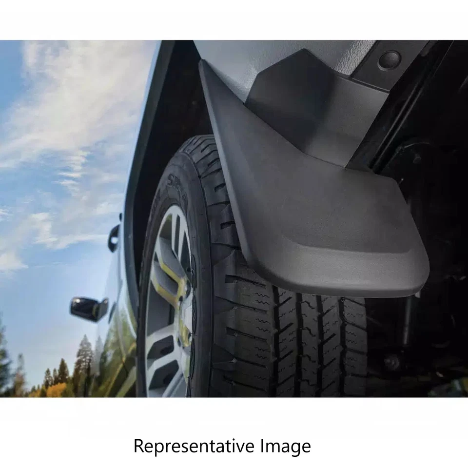 Husky Liners Front All-Weather Black Plastic Mud Guards for Honda Ridgeline Pair - Image 2 of 4