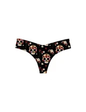 Commando Women's Printed Low Rise Thong Size M/L