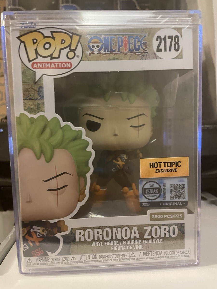 Funko Pop Roronoa Zoro Hot Topic Exclusive LE 3500 #2178 One Piece
