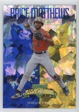 2024 Panini Crusade Crusade Blue Cracked Ice Prizm Brice Matthews #54 b4d