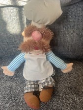 Swedish Chef the Muppets Disney Store Plush Soft Toy - Rare
