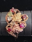 Black Hills Gold 10K Gold Leaf Ring Size 6.75, 3.35g ,7 Stones C CO — photo 1