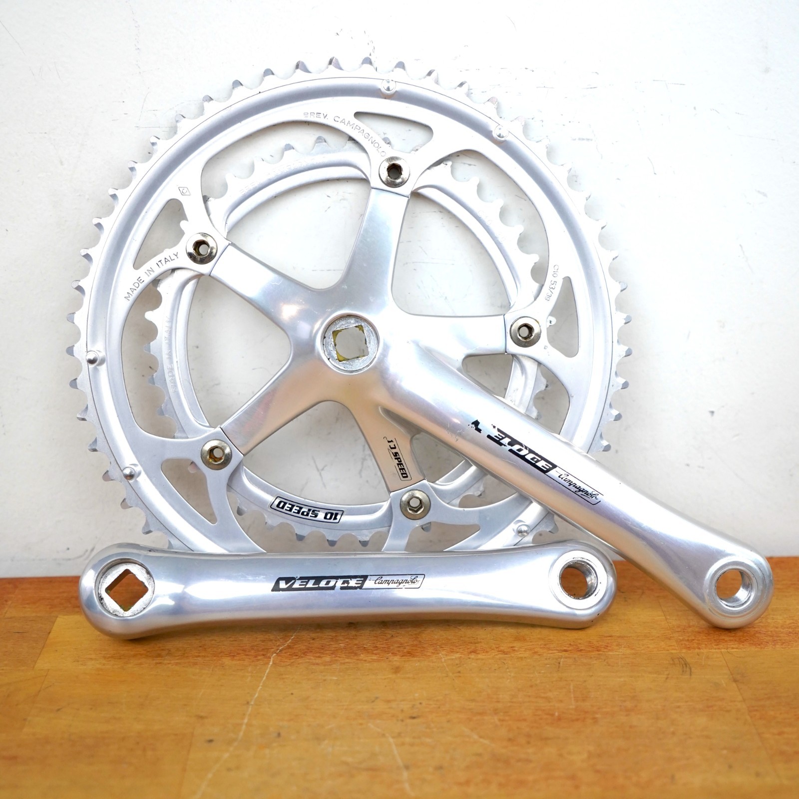 Campagnolo Veloce Crankset 10-Speed 53/39T 170mm Length Squa