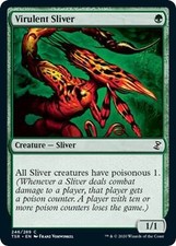 Virulent Sliver TSR 246 Normal English NM - MTG
