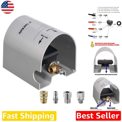 #ad Pro Pressure Washer Foot Valve 4000 PSI Sewer Jetter Hands Free Control $136.99