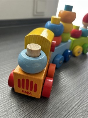 Haba Kinderspielzeug, Baby, Spielzeug, Zug, Magnete Holz, SteckSpielzeug