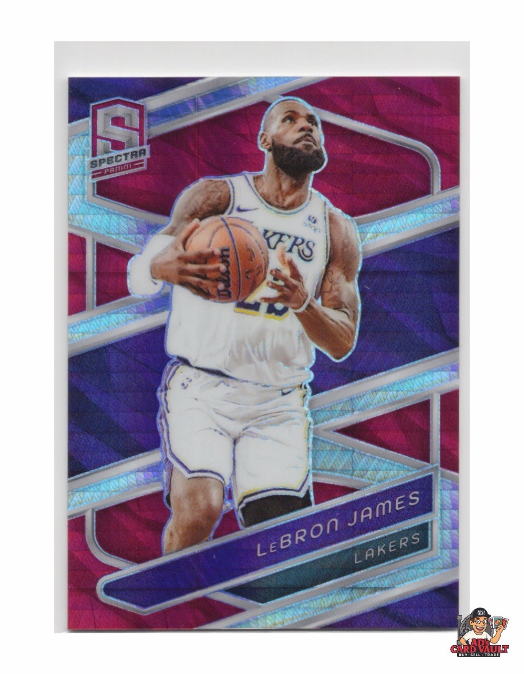 2023-24 Panini Spectra - LeBron James #26 International Red Prizm