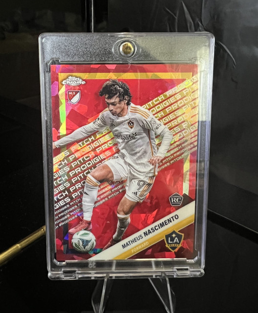 2025 Topps Chrome SAPPHIRE MLS Chrome Matheus Nascimento Pitch Prodigies 1/5