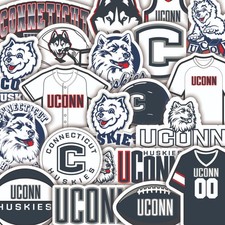 UCONN Connecticut Huskies Vinyl Sticker Decal...