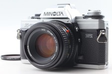 RARE MINT Minolta X-700 Silver 35mm SLR Film Camera MD 50mm F1.7 From JAPAN