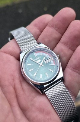 Vintage Seiko 5 Sports Green 'Racing' Dial 6309A Automatic