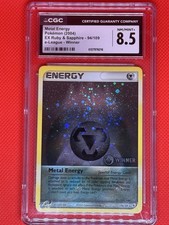 2004 Pokemon EX Ruby & Sapphire e-League WINNER Metal Energy #94 CGC 8.5 w/🌀🌀 on eBay