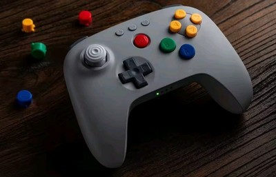 8Bitdo 64 Bluetooth Controller für Analog N64 Bluetooth Nintendo Grau
