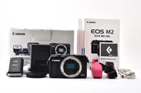 Canon EOS M2 Mirrorless Digital Camera Body Black w/flash Direct from Japan 394