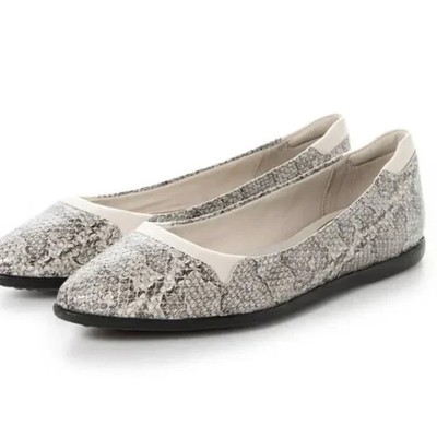 Cole Haan Grand Ambition Skimmer Snake Viper Pointed Toe Ballet Flat Comfort 10