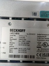 PC industriale Beckhoff C6017-0010 - nuovo di fabbrica con tutti i nuovi documenti Tex Stock