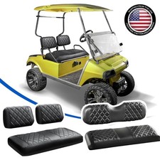 High-Quality 4PCS Golf Cart Seat Covers - Durable Vinyl for Club Car DS Pre-2000