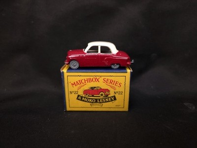 1956 Matchbox Moko Lesney Vauxhall Cresta No. 22A GMW Original Box  2218