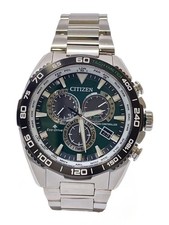 CITIZEN CB5034-91W Promaster Silver Solar Watch Excellent JAPAN