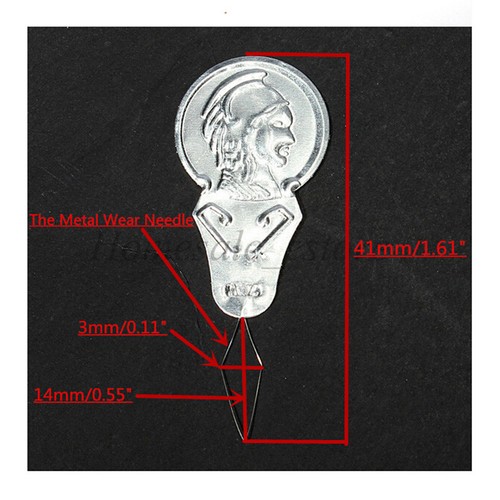50x Silver Bow Wire Needle Threader Stitch Hands Machine Sewing Tool Nice ZG JD - Bild 8 von 8