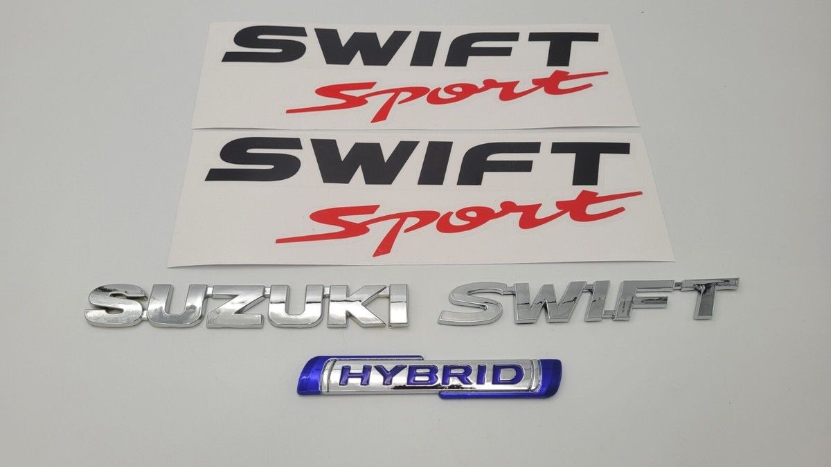 Suzuki Swift Sport Emblems And Decals Hybrid | eBay