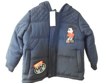 Disney Store Mickey Mouse Hooded Winter Puffer Jacket - Sz 3T
