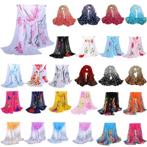 Fashion-Women-Ladies-Chiffon-Dot-Print-Scarf-Soft-Wrap-Long-Shawl-Scarves-Stole