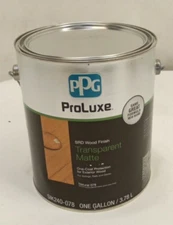 PPG Proluxe SIK240-078 Transparent Matte SRD Wood Finish 078 Natural 1 Gallon