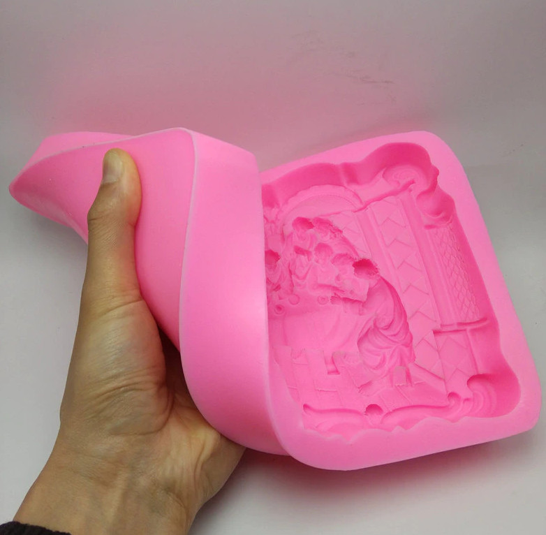 Last Supper Reusable Silicone Mold Wax Resin Art Cast Craft Altar Home Decor DIY