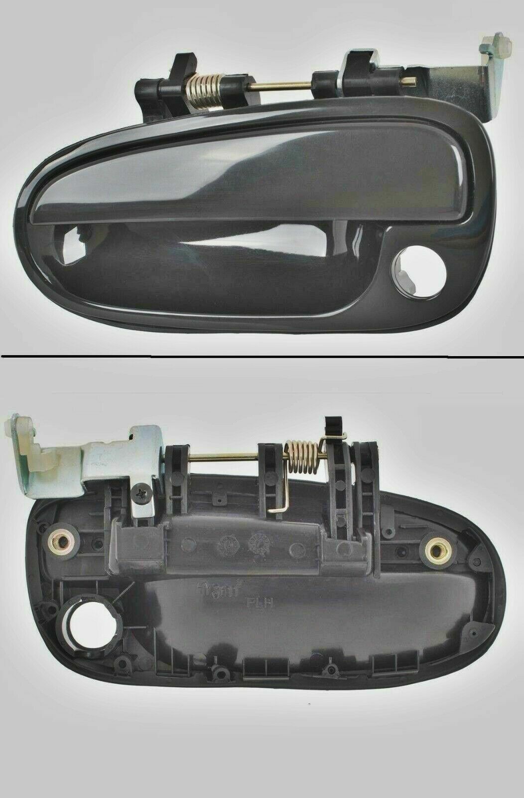 Poignée de porte avant gauche noire robuste compatible Hyundai Matrix 2001-2010