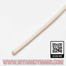 300mm - 12" Long PVC Wall Plug Stick - White Red Green Blue - Cut to Length