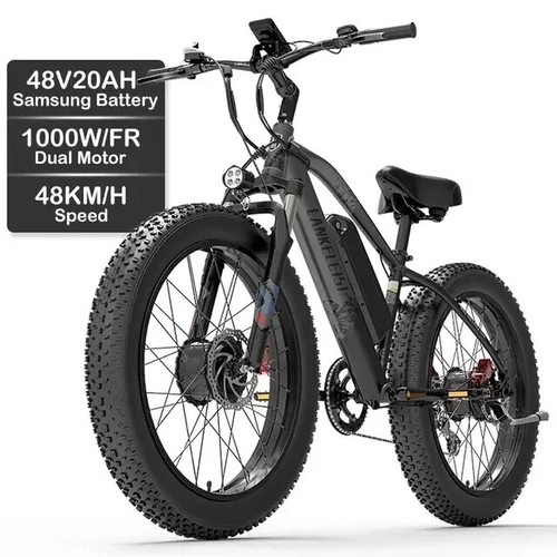 eBike 2000W Elektro Fahrrad 45km/h E Mountainbike 48V 20Ah Moped E Fatbike - Bild 3 von 24