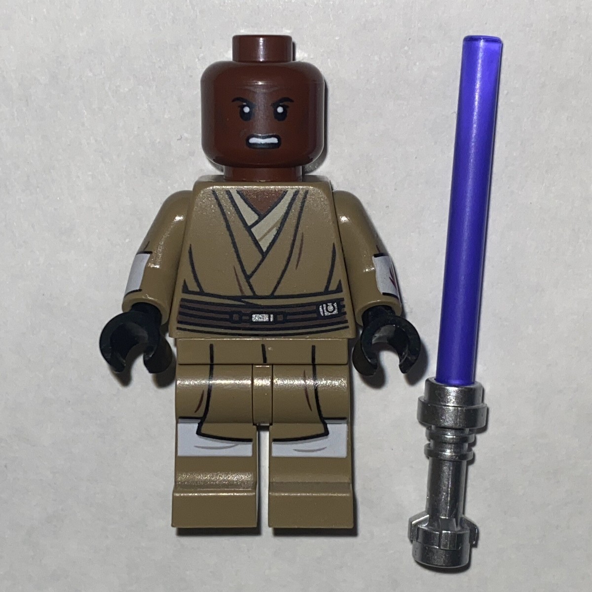 Lego Mace Windu Minifigure SW1205 Star Wars Republic Fighter Tank 75342 New - Main Image
