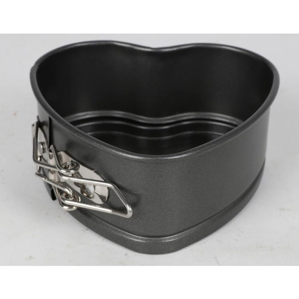 12x Mini-Springform -Herz Backform Kuchen Küche Haushalt backen Küchenhelfer TOP - Bild 4 von 4