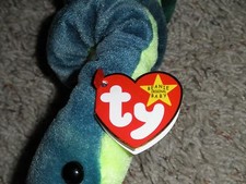 TY Beanie Baby HISSY THE SNAKE 5" Plush Stuffed Animal Toy