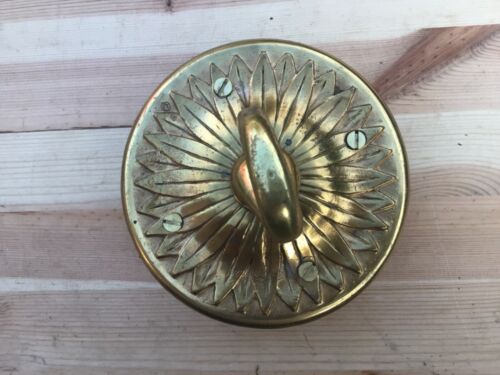 Antique/vintage Brass Chandelier Rose Hook - Picture 7 of 12