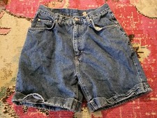 Vintage 1980s or 1990s Gitano jeanswear denim blue jean mom shorts cuffed