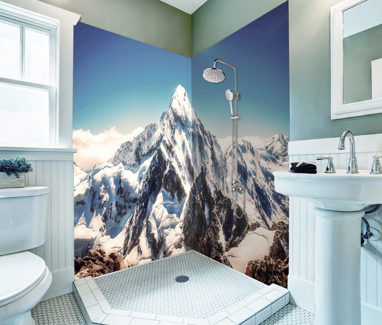 3D Mountain snow 6437 WallPaper Bathroom Print Decal Wall Deco AJ WALLPAPER UK 3D Mountain snow 6437 WallPaper Bathroom Print Decal Wall Deco AJ WALLPAPER UK