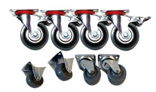 50-75mm Möbelrollen Transportrollen Schwerlastrollen Lauf-Lenkrollen Gummirollen