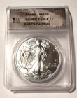 2020-W $1 American Silver Eagle ANACS MS-70 Bald Eagle Label