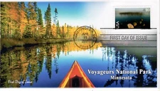 AO- C148, 2011, Voyageurs NP, 80 cent. Scenic American Landscapes, Add-on Cachet