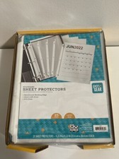 PVC Free Clear Sheet Protectors 9.25x11.22 Count Of 25 Lot Of 25